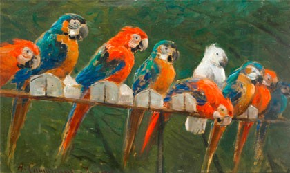 Famous Bird Art Collection