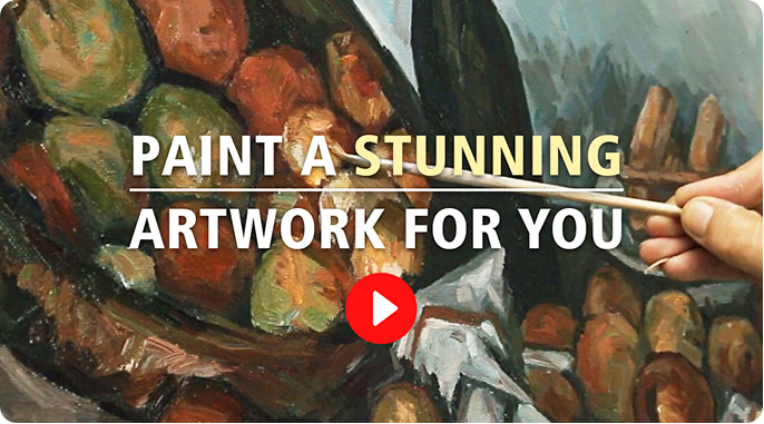 Real Hand-Painted Art Reproduction Videos