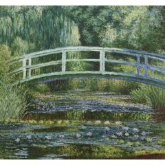 Water-Lily Pond Painting Reproduction