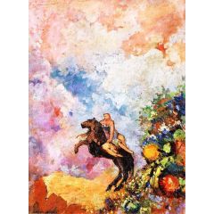 Pegasus and the Muse Painting Reproduction