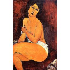 Seated Nude Painting Reproduction