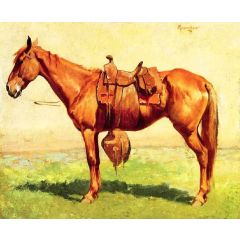 Cow Pony Painting Reproduction