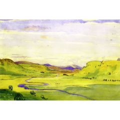 Tryweryn Valley, North Wales Painting Reproduction