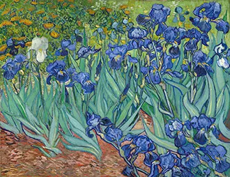 Famous Painting: Irises