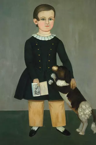 Famous Painting: Young Boy with Dog